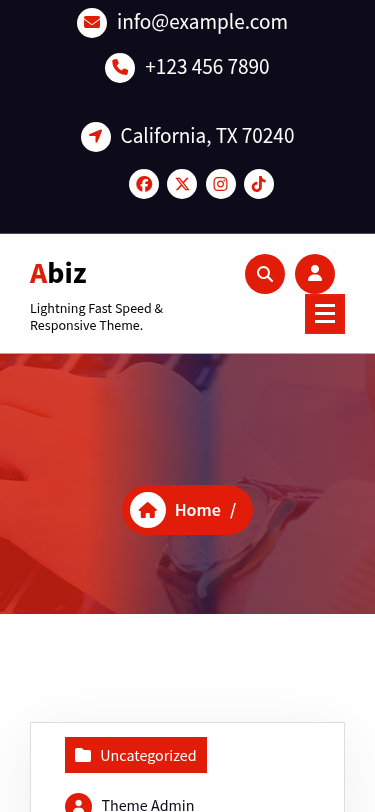 Мобильный вид — Abiz