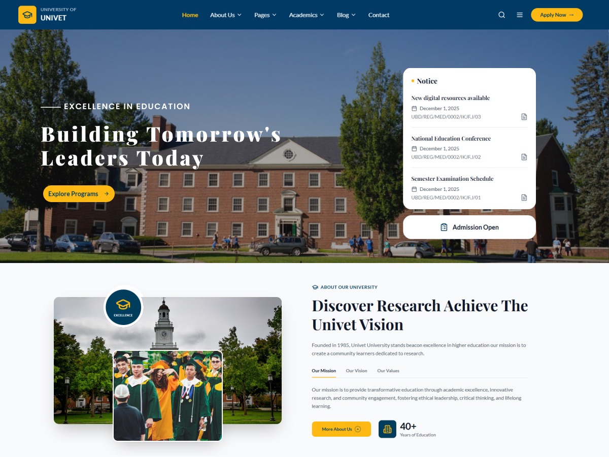 Academia Education