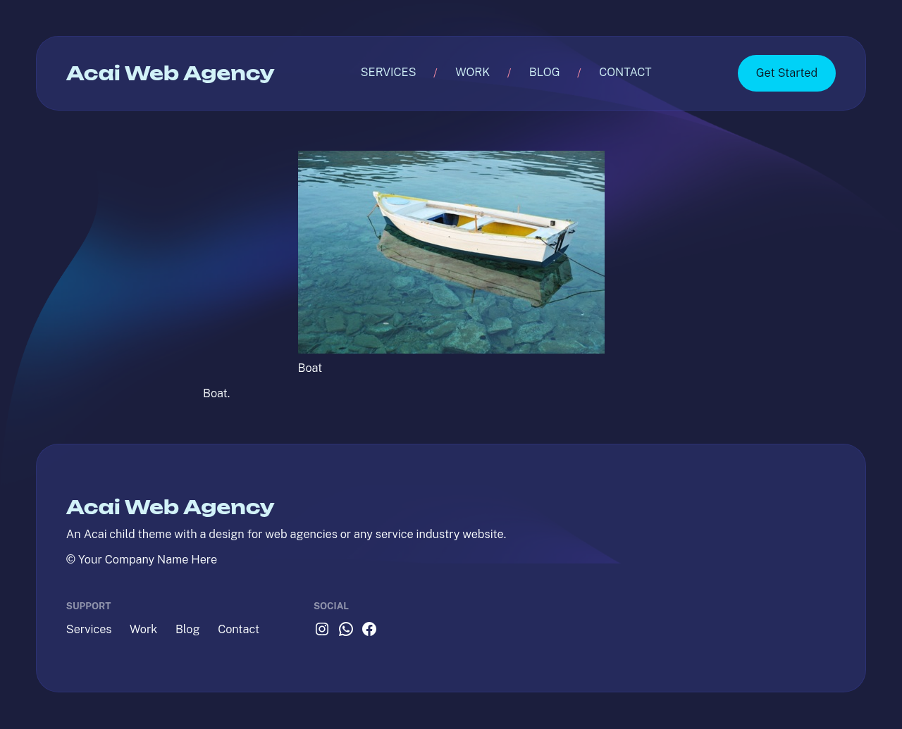 Десктоп (ниже) — Acai Web Agency