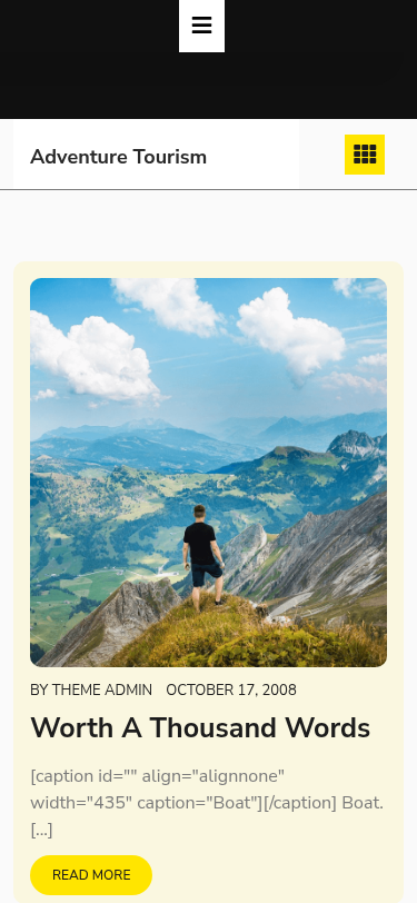 Мобильный вид — Adventure Tourism