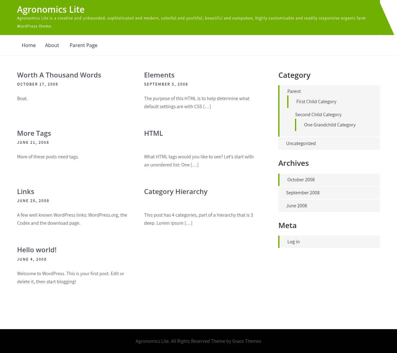 Десктоп (ниже) — Agronomics Lite