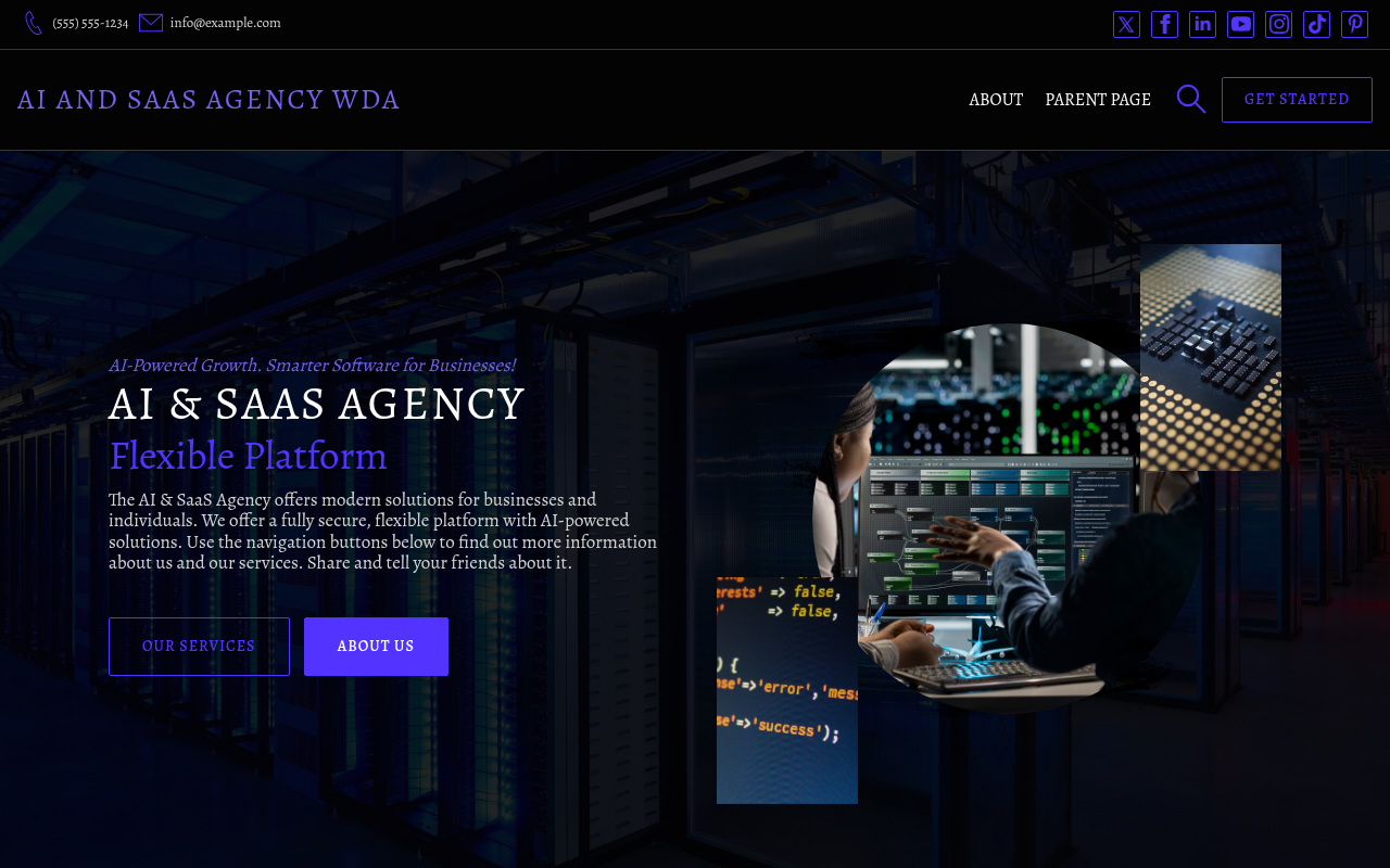 Десктоп — AI and SaaS Agency WDA