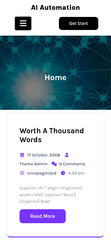 Мобильный вид — AI Automation
