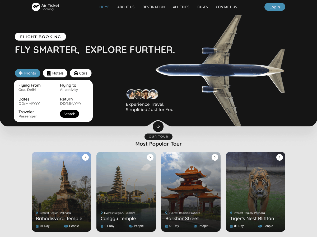 Air Ticket Booking
