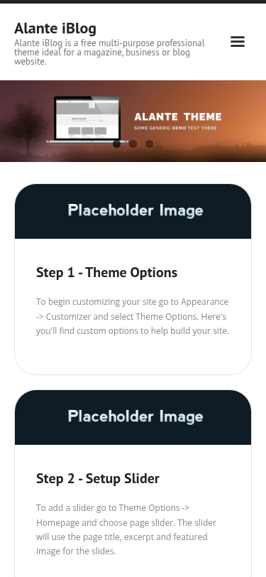 Мобильный вид — Alante iBlog