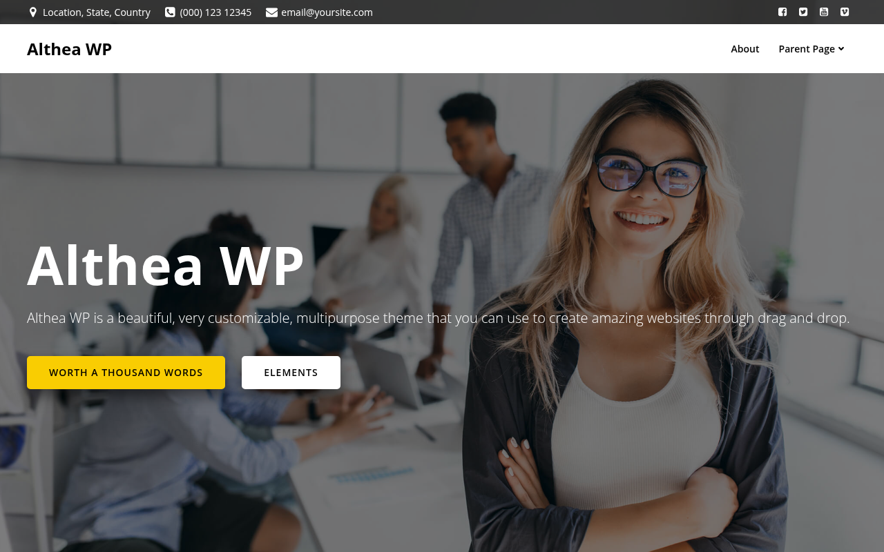 Десктоп — Althea WP