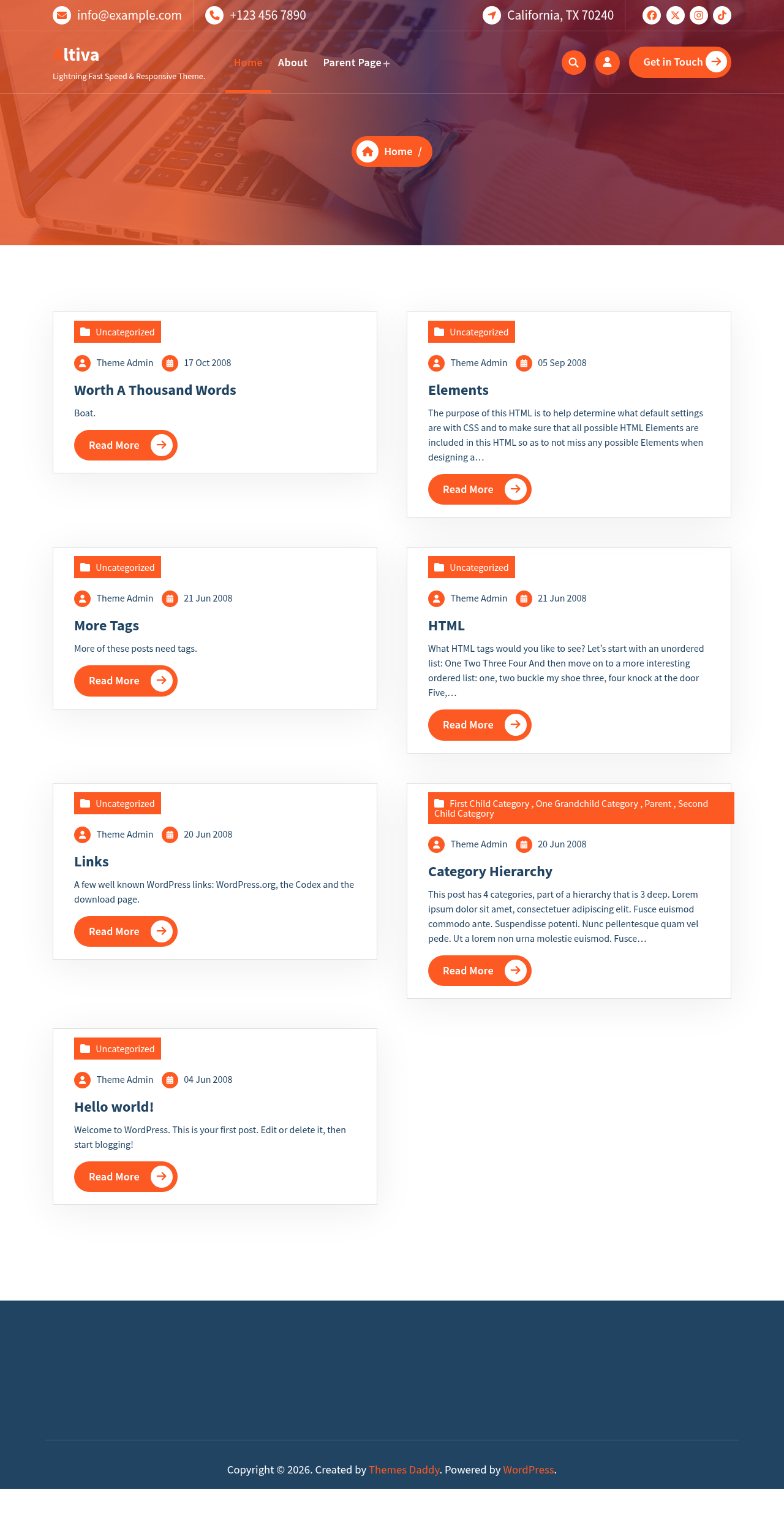 Десктоп (ниже) — Altiva