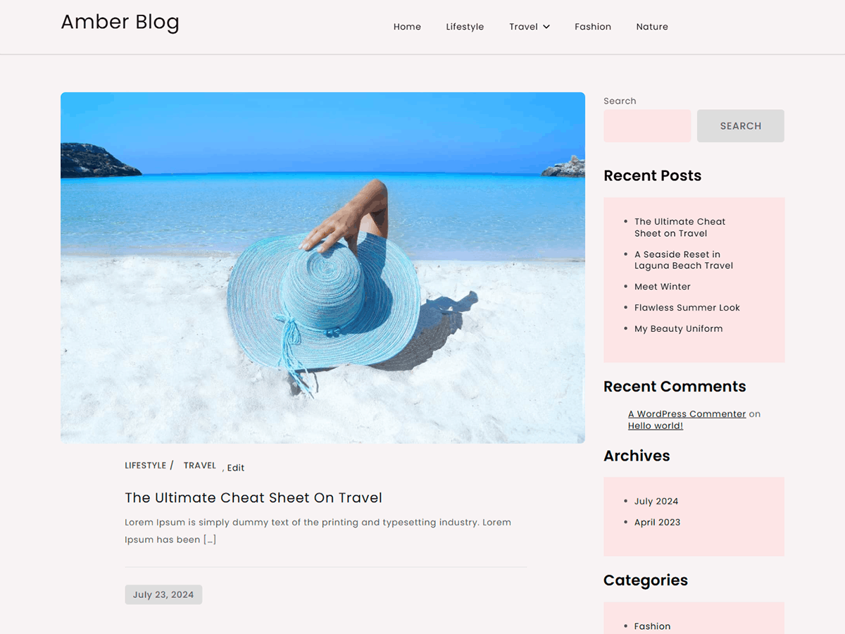 Amber Blog
