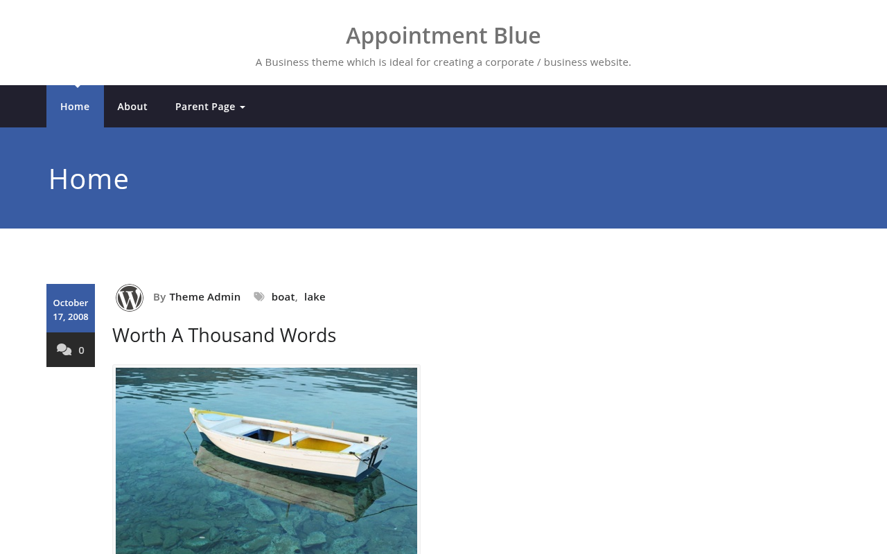 Десктоп — Appointment Blue