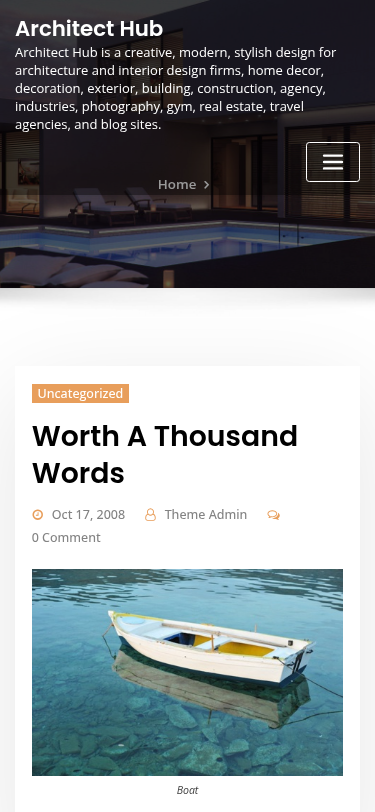 Мобильный вид — Architect Hub