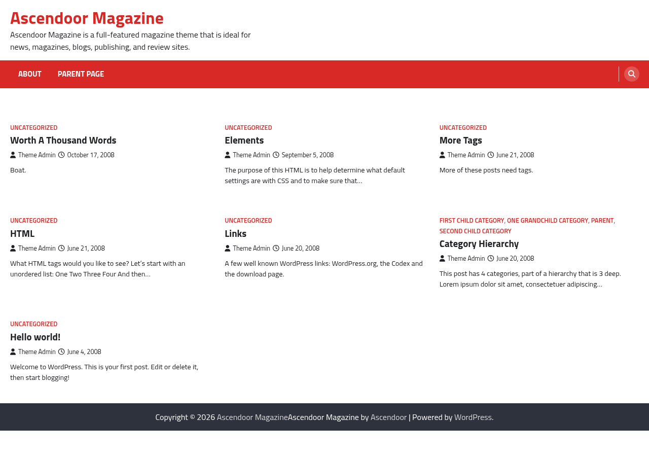 Десктоп (ниже) — Ascendoor Magazine