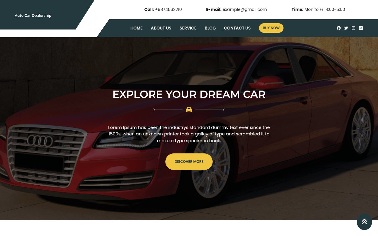 Десктоп — Auto Car Dealership