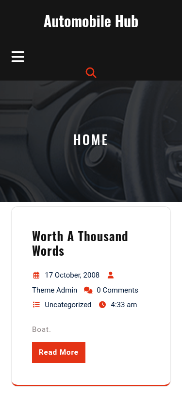 Мобильный вид — Automobile Hub