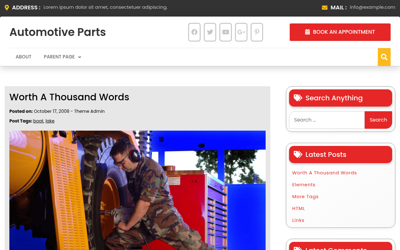 Десктоп — Automotive Parts