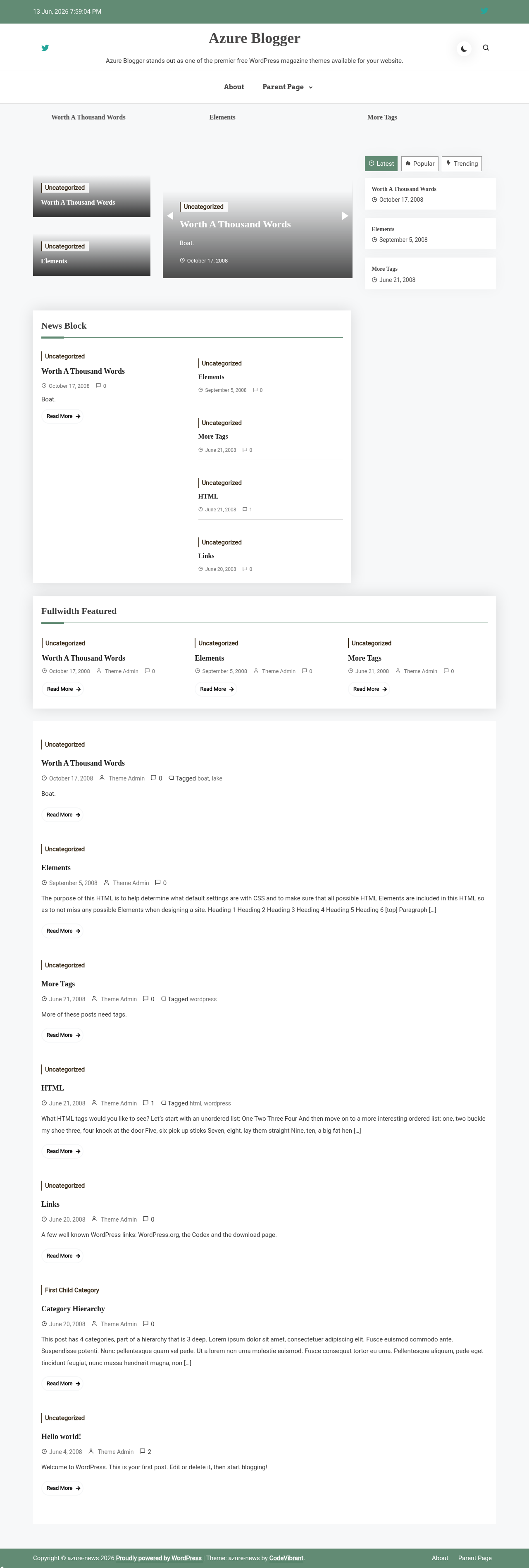 Десктоп (ниже) — Azure Blogger