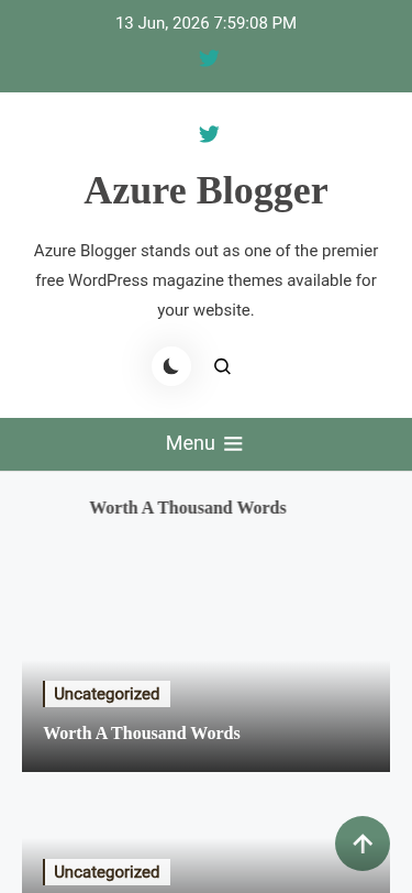 Мобильный вид — Azure Blogger