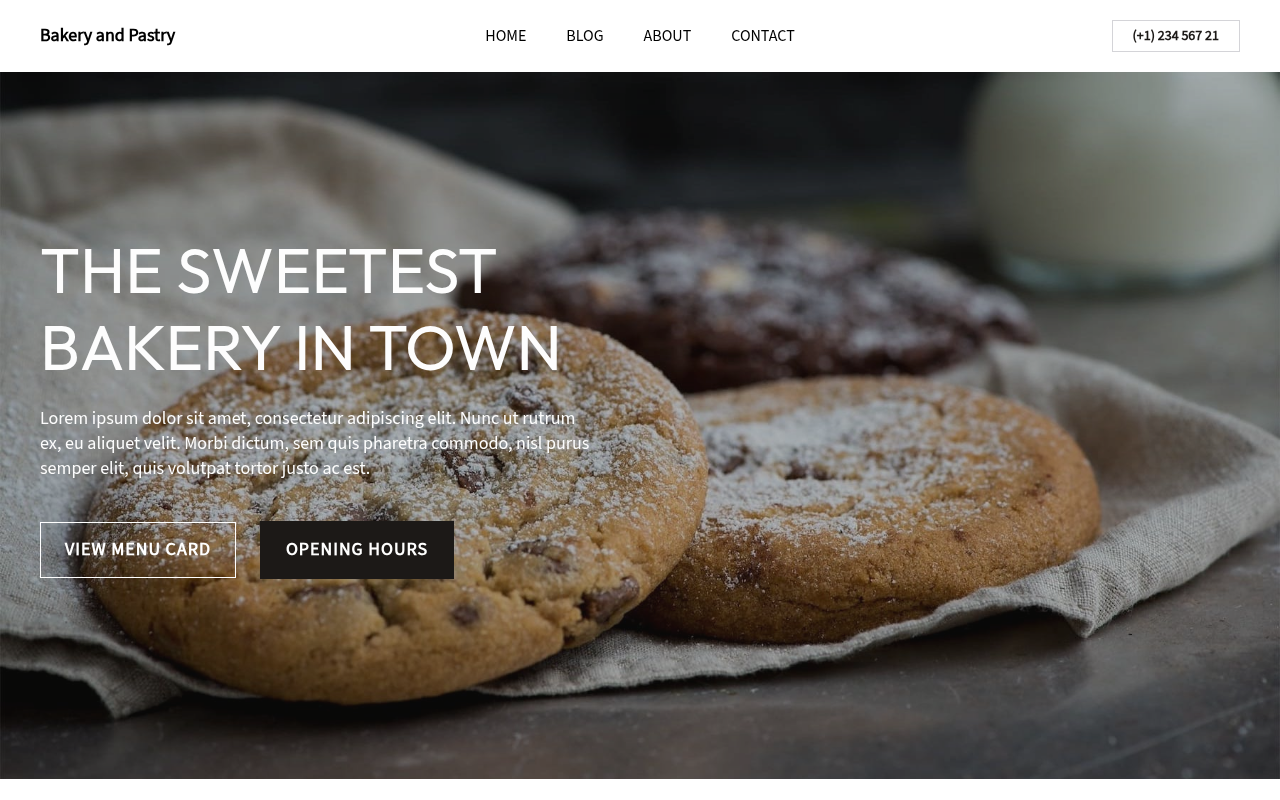 Десктоп — Bakery and Pastry