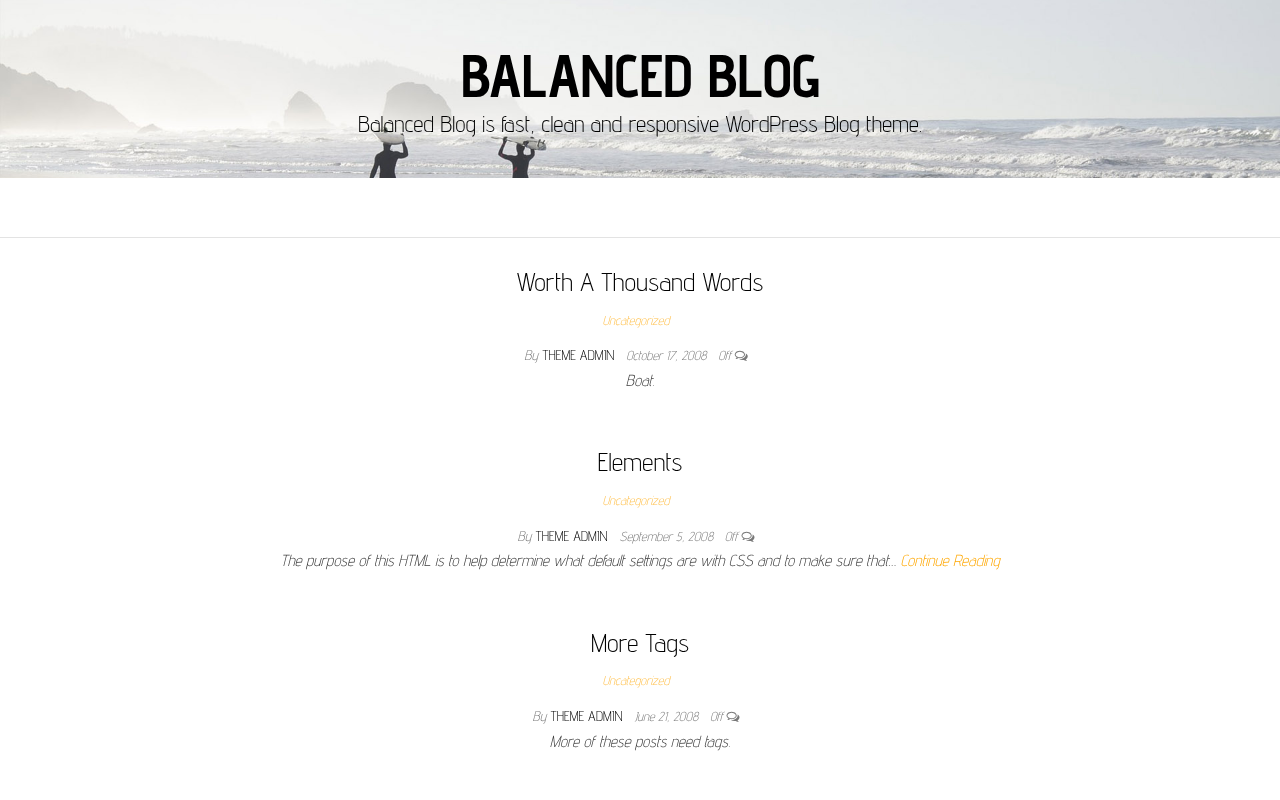 Десктоп — Balanced Blog