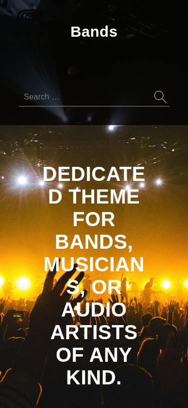 Мобильный вид — Bands