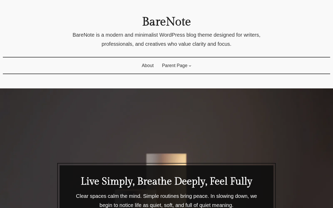 Десктоп — BareNote
