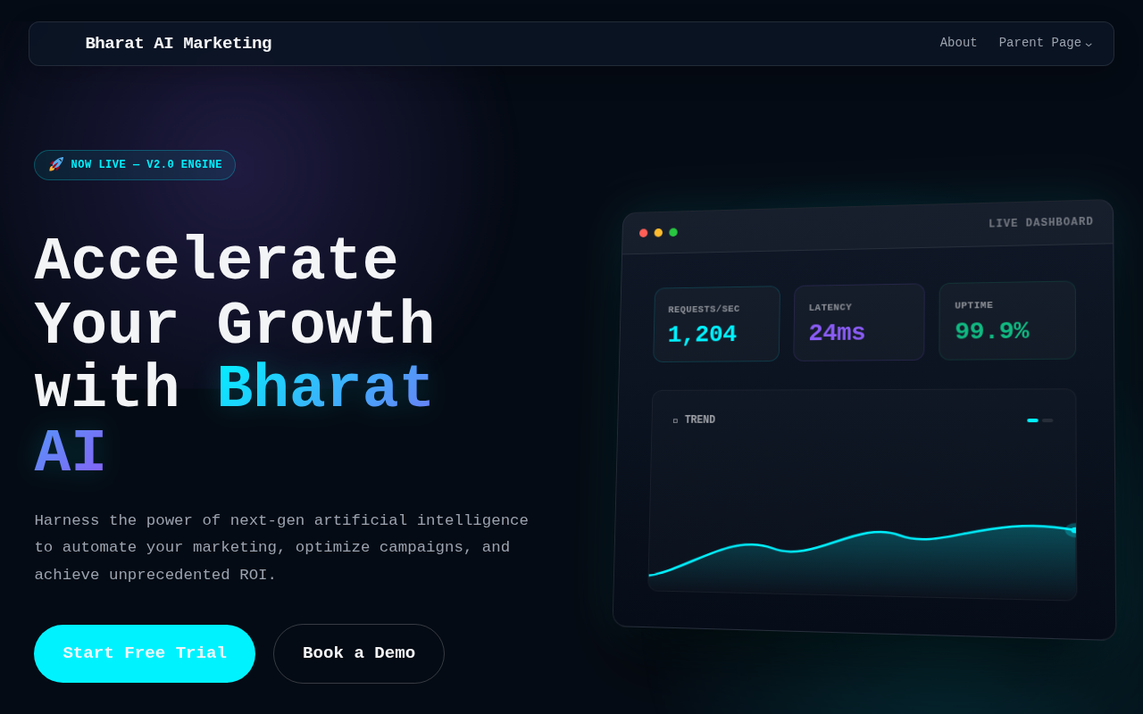Десктоп — Bharat AI Marketing