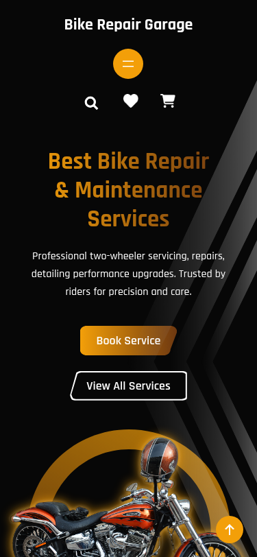 Мобильный вид — Bike Repair Garage