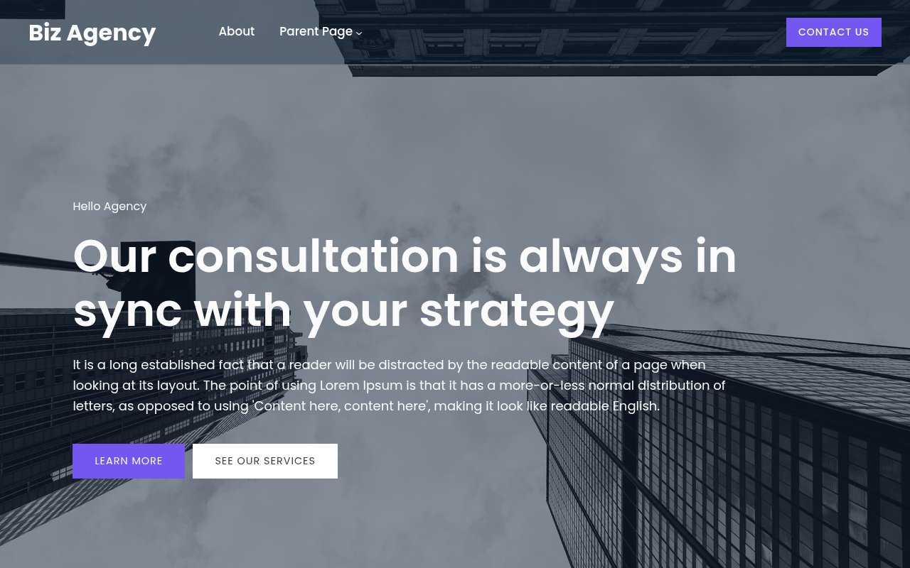 Десктоп — Biz Agency