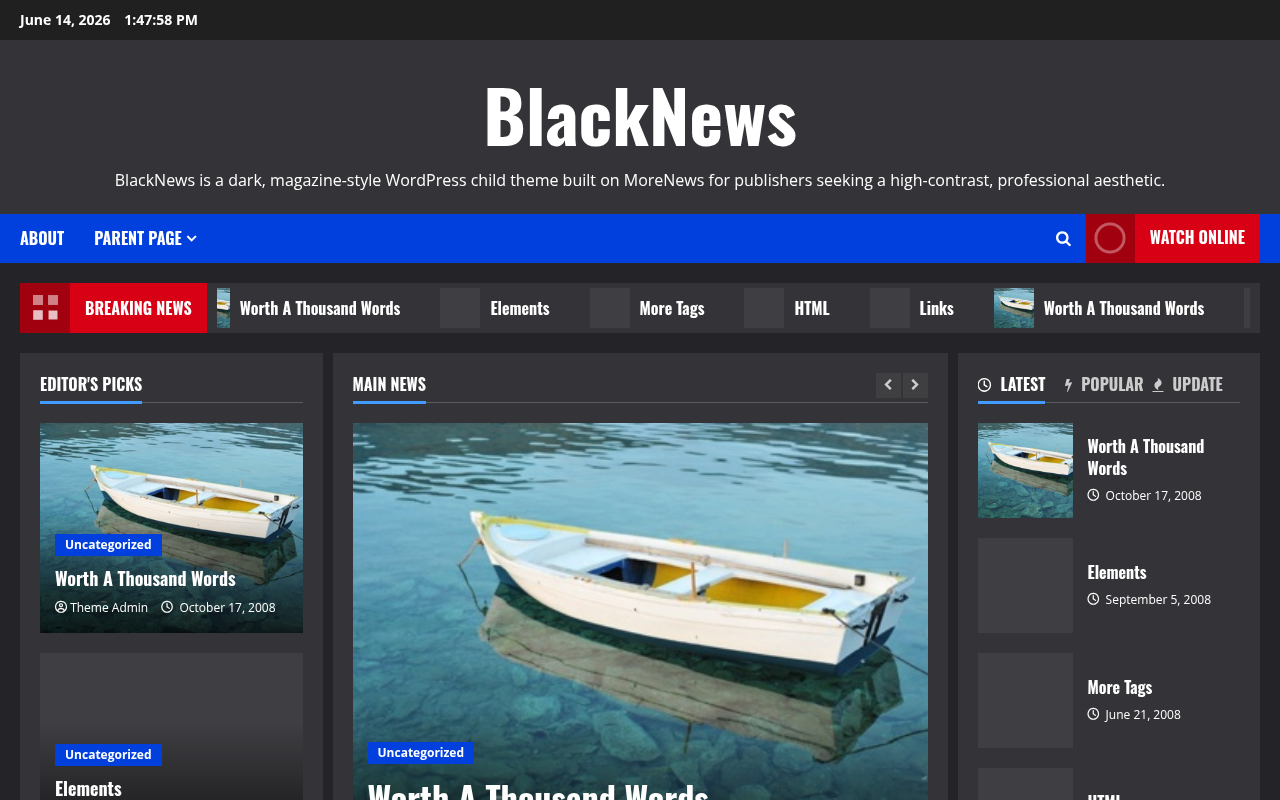 Десктоп — BlackNews