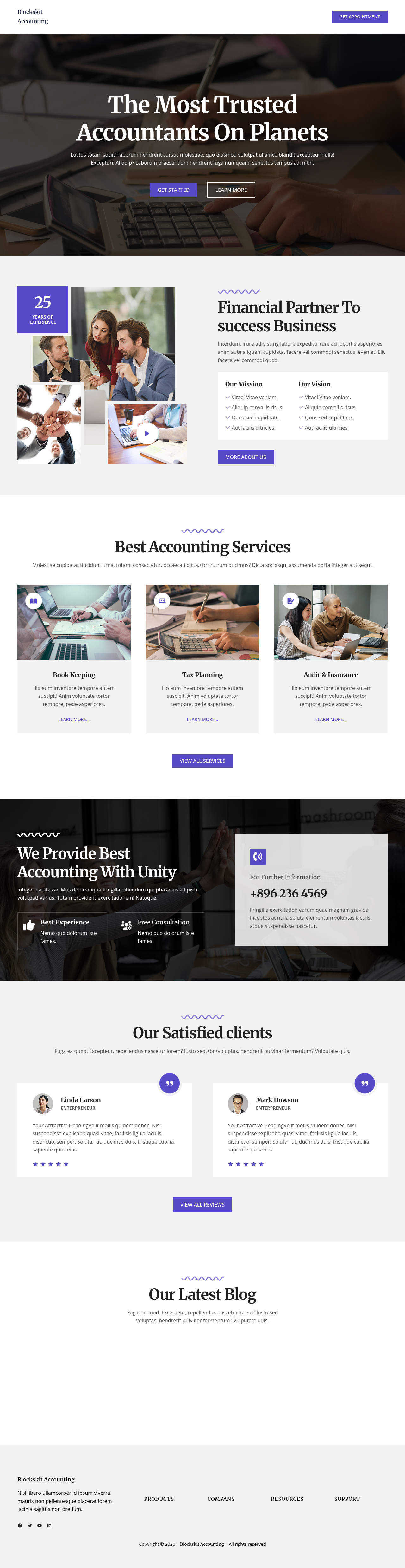 Десктоп (ниже) — Blockskit Accounting