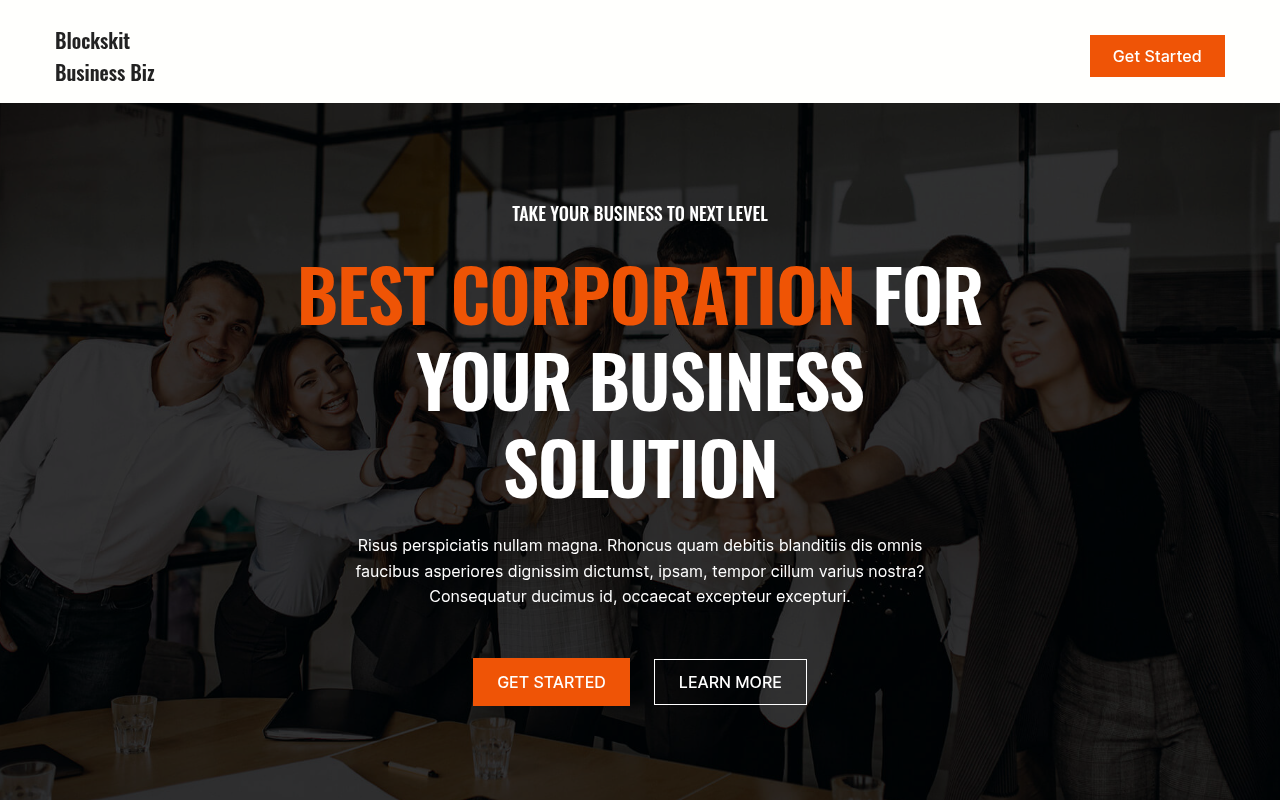 Десктоп — Blockskit Business Biz
