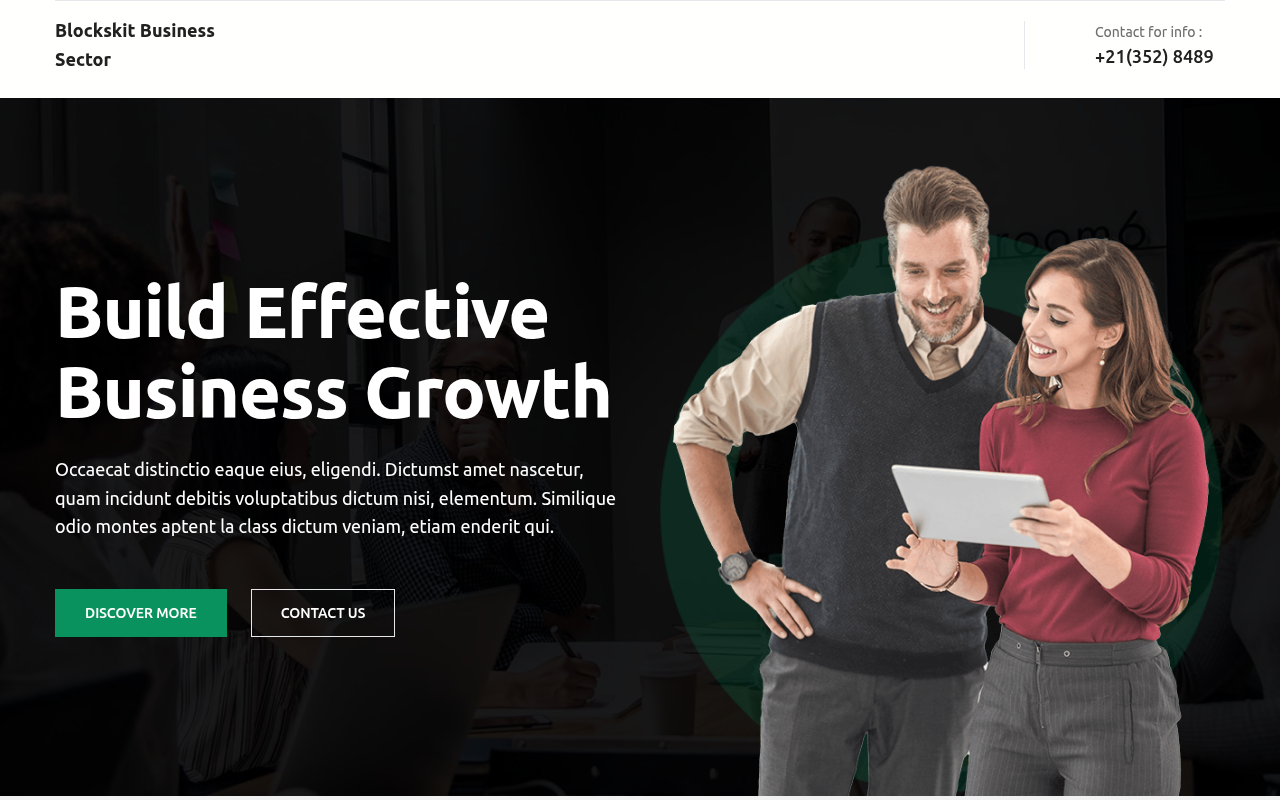 Десктоп — Blockskit Business Sector
