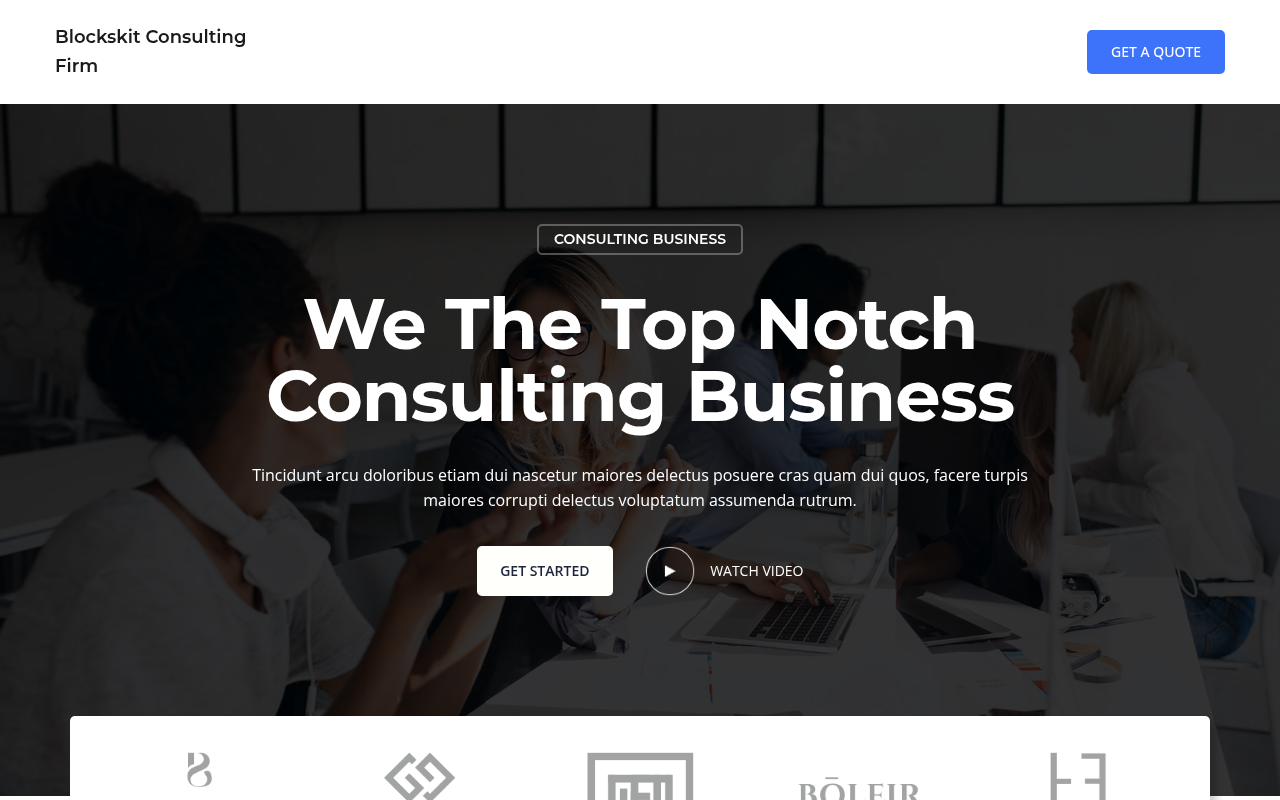 Десктоп — Blockskit Consulting Firm