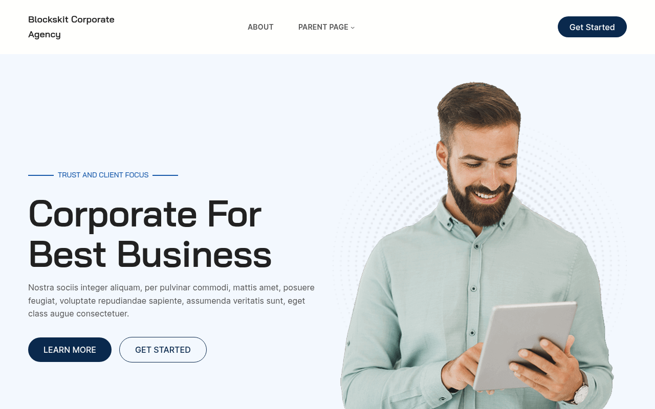 Десктоп — Blockskit Corporate Agency
