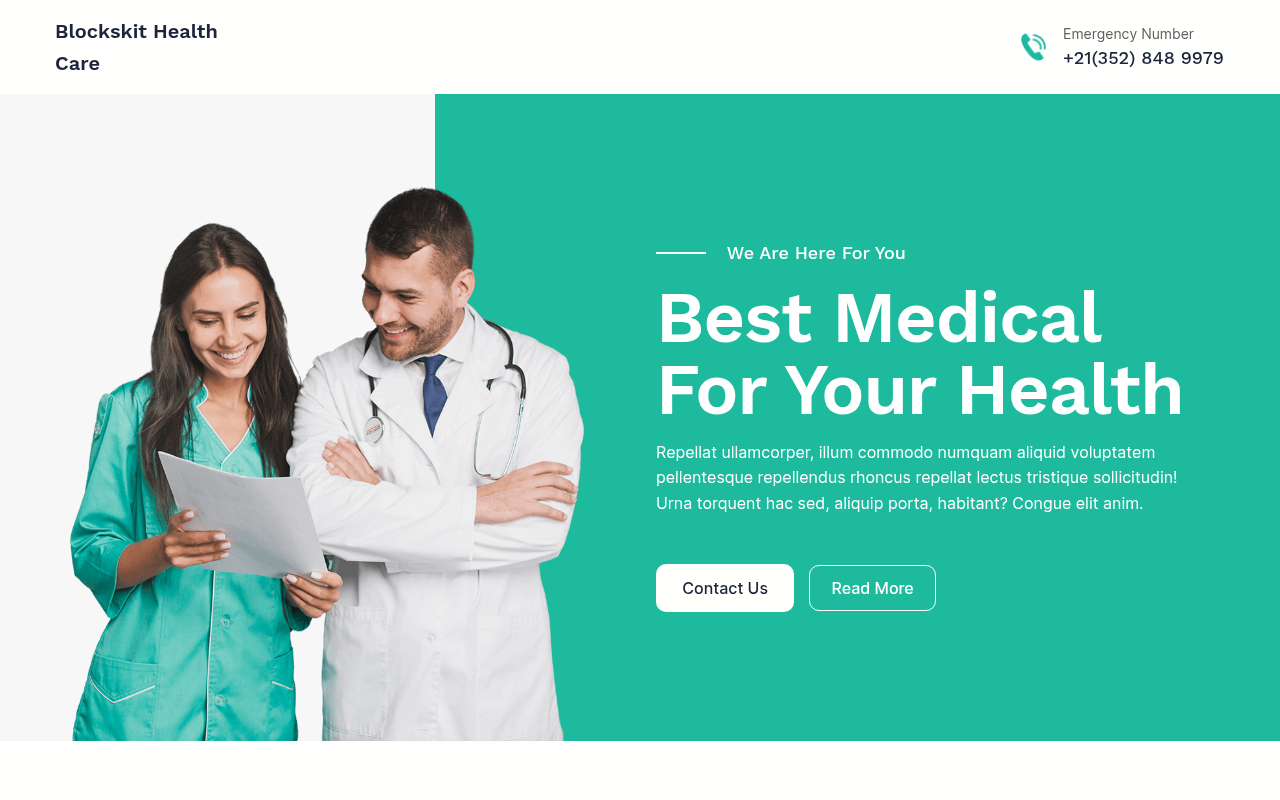 Десктоп — Blockskit Health Care