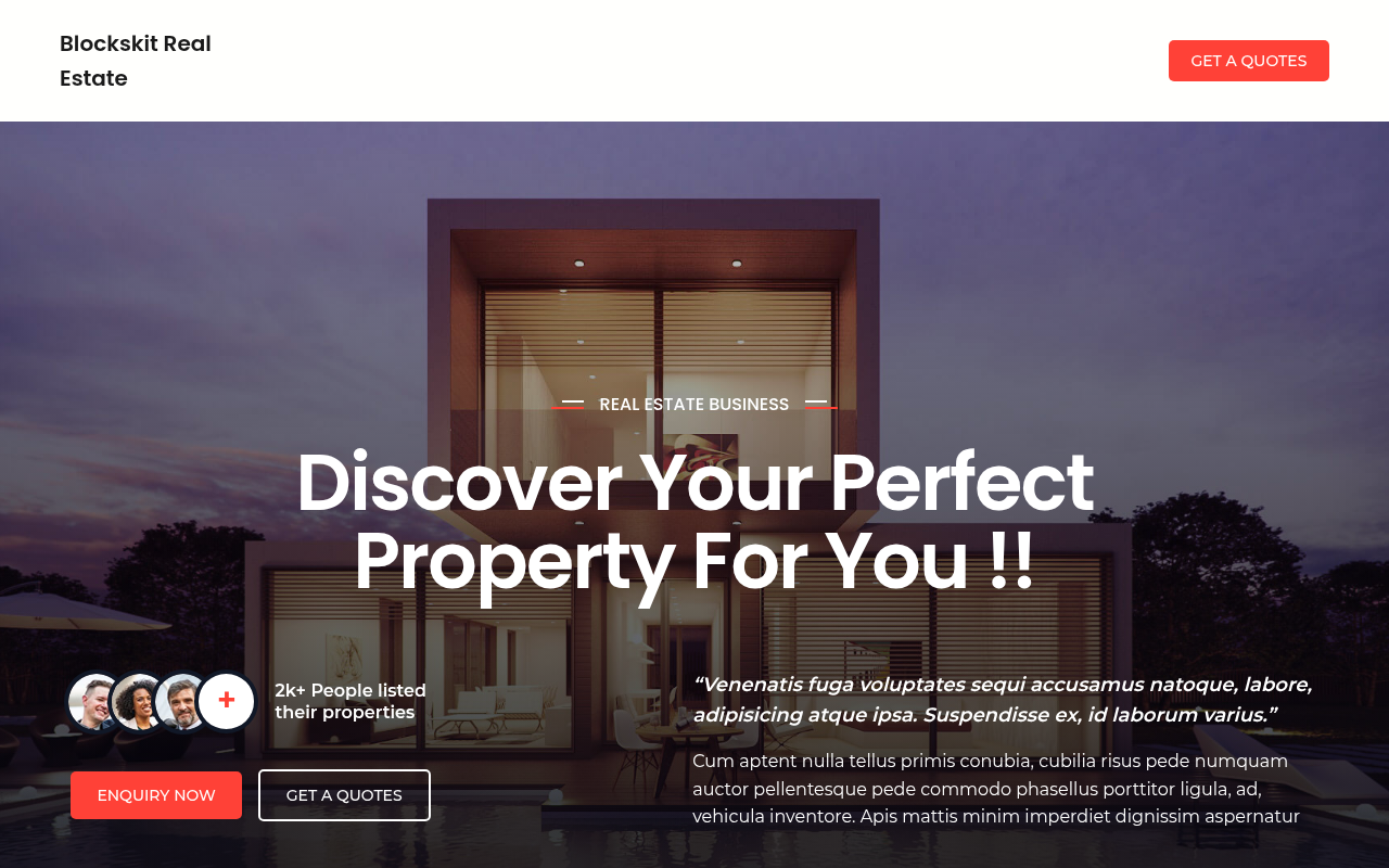 Десктоп — Blockskit Real Estate