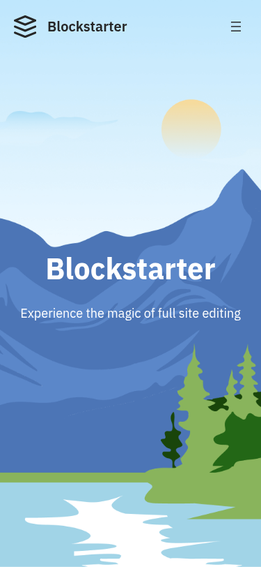 Мобильный вид — Blockstarter