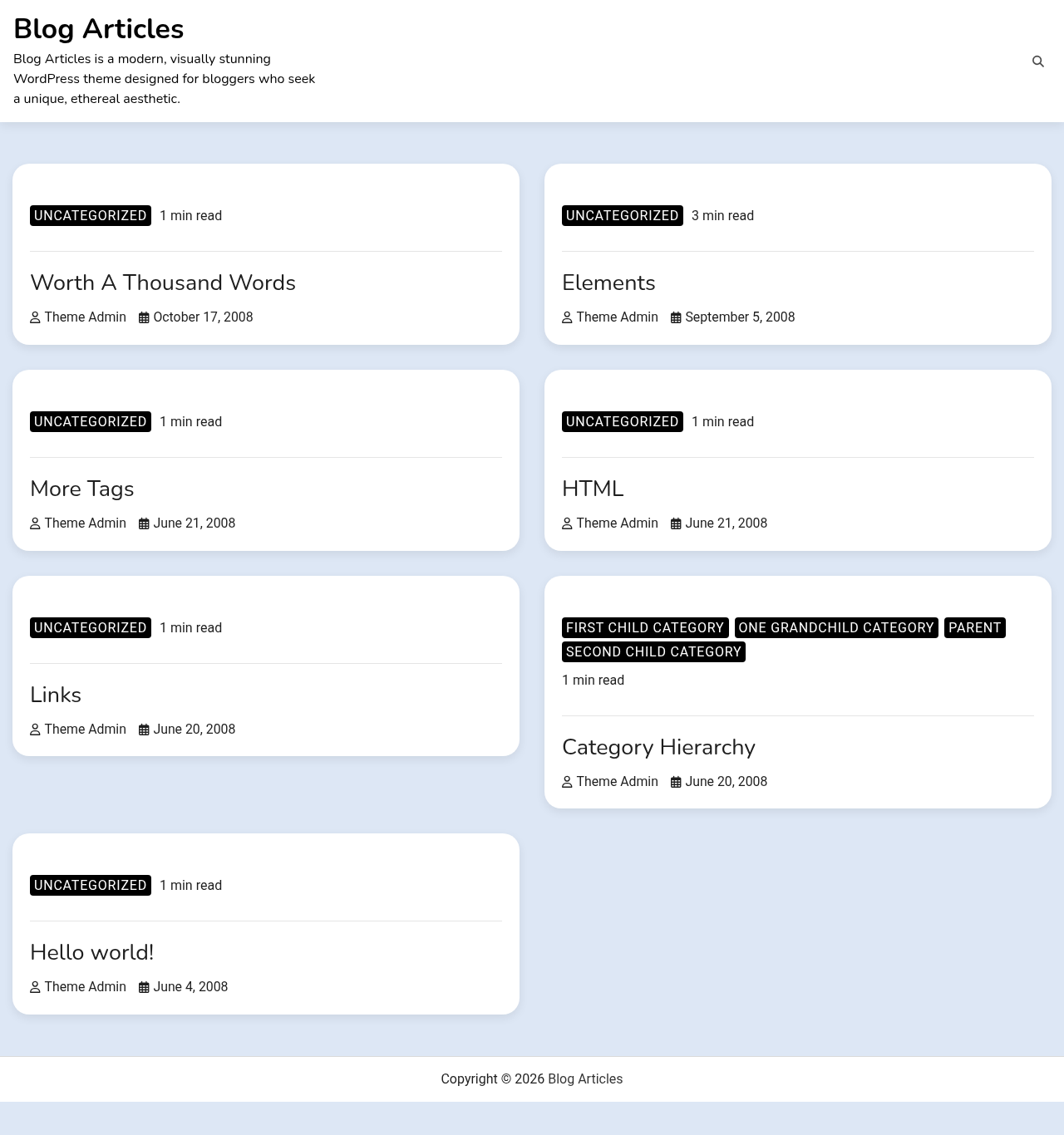 Десктоп (ниже) — Blog Articles