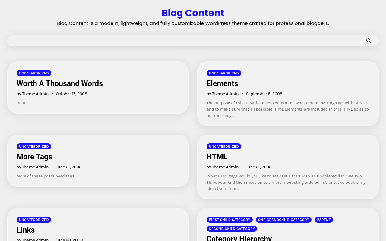 Десктоп — Blog Content