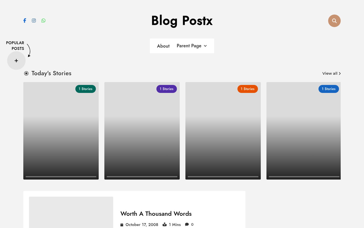 Десктоп — Blog Postx
