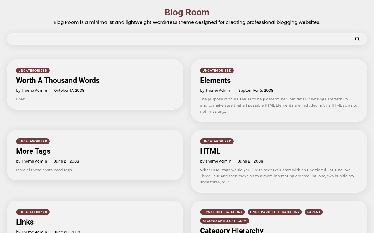 Десктоп — Blog Room