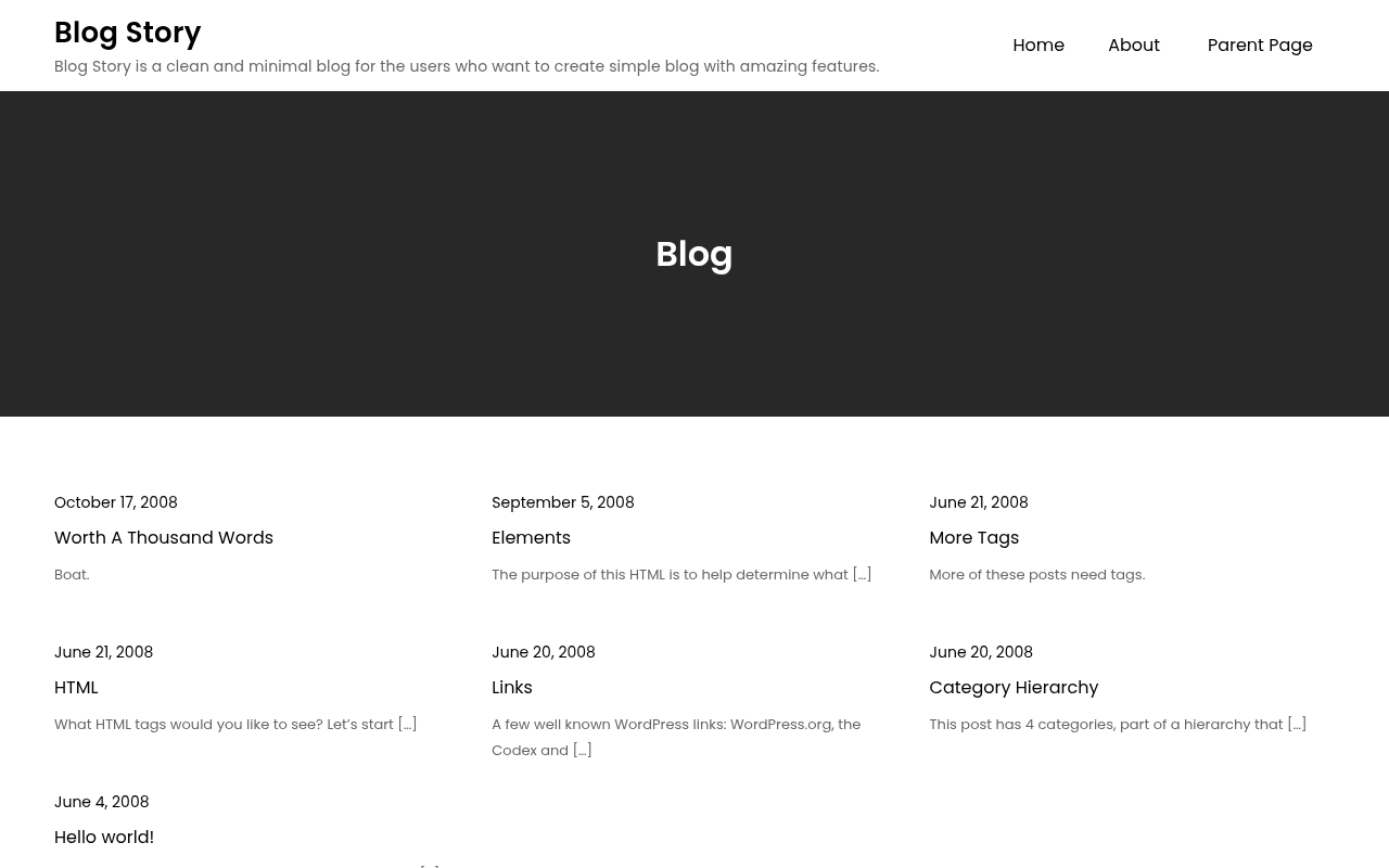 Десктоп — Blog Story