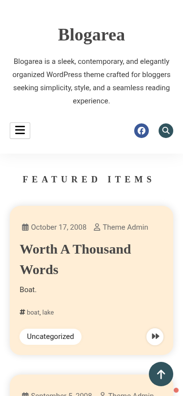 Мобильный вид — Blogarea