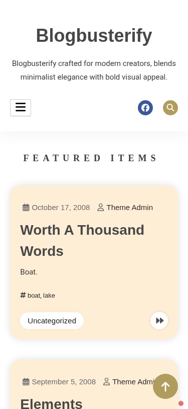 Мобильный вид — Blogbusterify