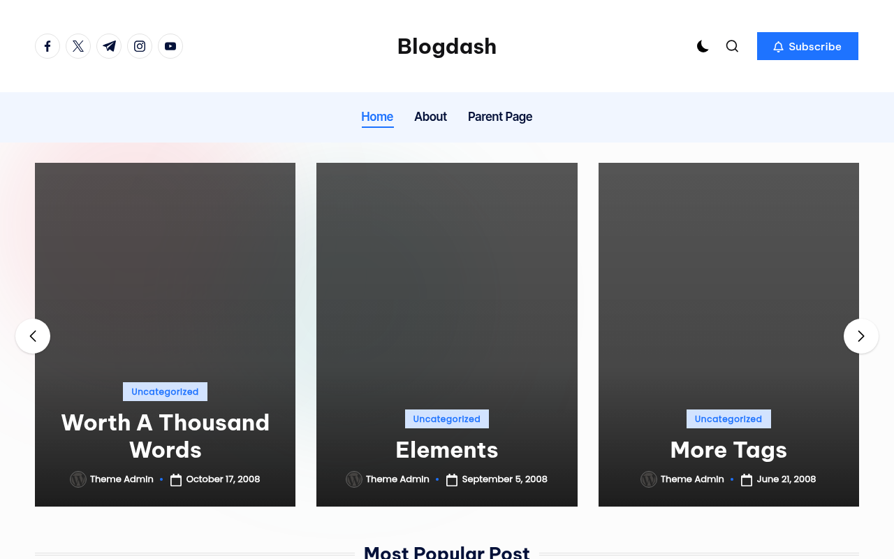 Десктоп — Blogdash