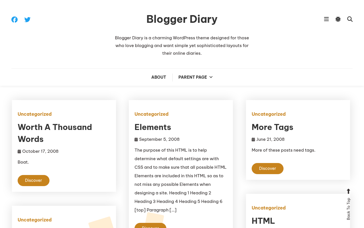 Десктоп — Blogger Diary