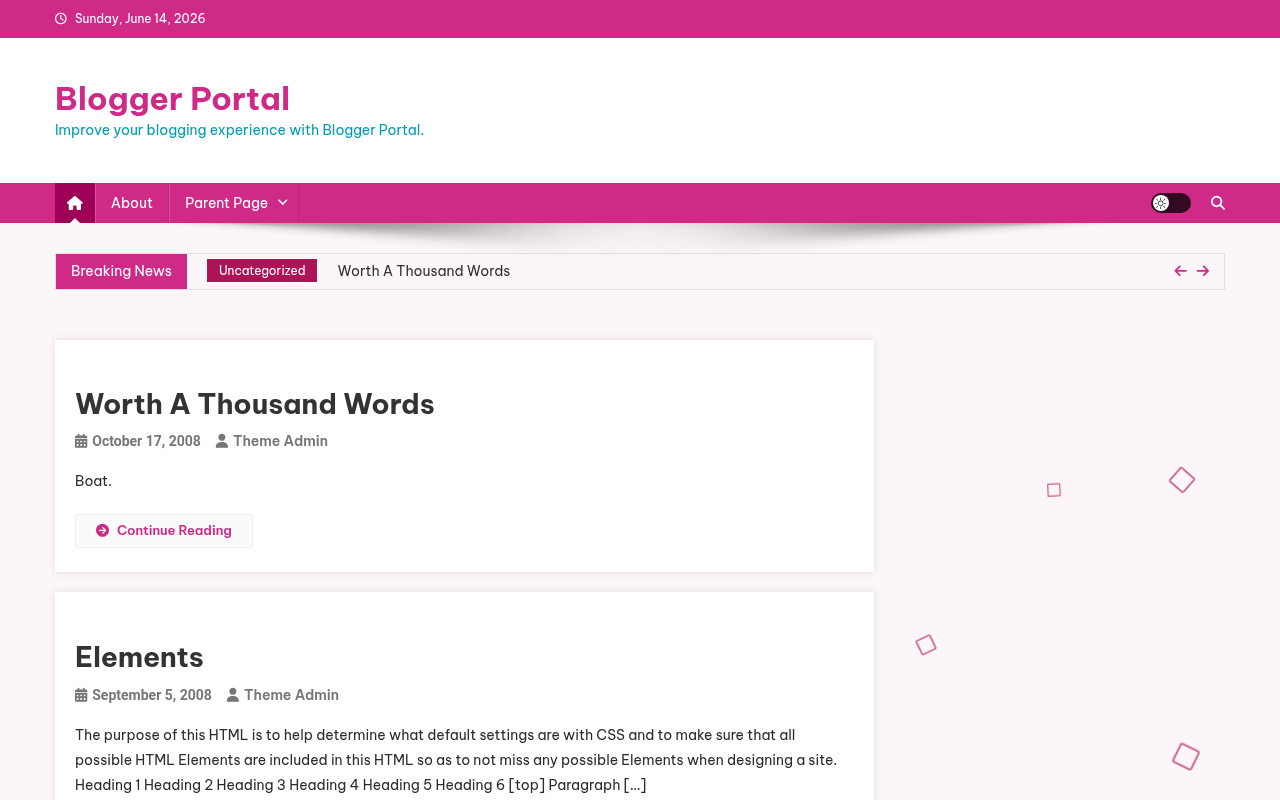 Десктоп — Blogger Portal