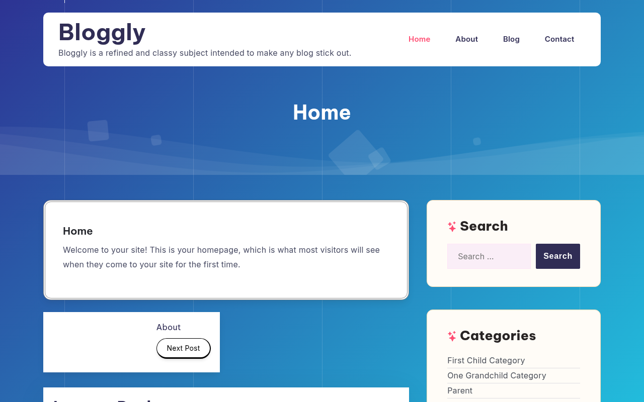 Десктоп — Bloggly