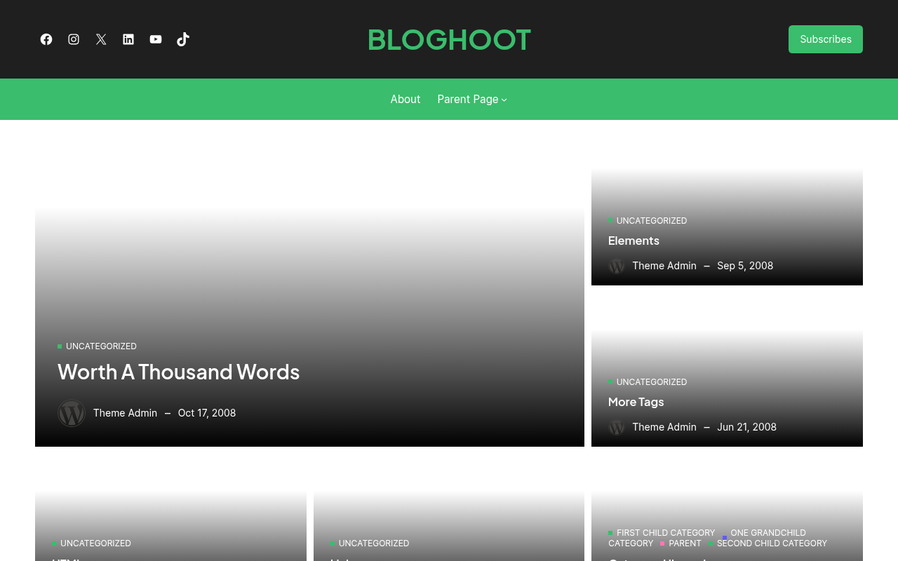 Десктоп — Bloghoot