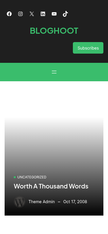 Мобильный вид — Bloghoot