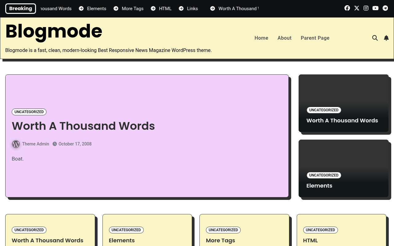 Десктоп — Blogmode